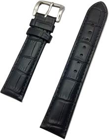 img 1 attached to Genuine Alligator Crocodile Replacement Standard Men's Watches and Watch Bands