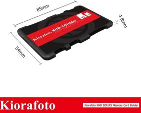 img 3 attached to 📷 Kiorafoto KHD-SDMSD6: Easy Carry Slim Credit Card Size SD Memory Card Case with 4+2 Slots