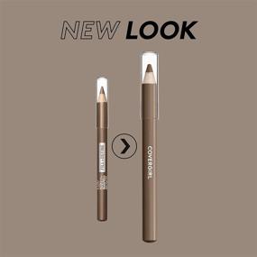 img 3 attached to Covergirl Easy Breezy Brow Fill and Define Pencil, Black, 0.06 унций