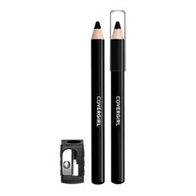 img 1 attached to Covergirl Easy Breezy Brow Fill and Define Pencil, Black, 0.06 oz