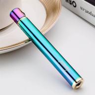 🔥 navpeak long strip refillable butane gas cigarette lighter: stylish fire starter for men & women - multicolor (butane not included) logo