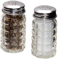 🧂 1st choice retro style salt and pepper shakers with stainless tops - set of 2 for classic seasoning logo