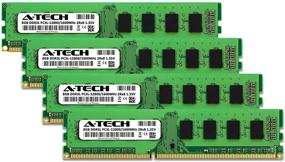 img 3 attached to 💾 Оперативная память A-Tech 32 ГБ (4x8 ГБ) DDR3 / DDR3L 1600 МГц DIMM PC3L-12800 / PC3-12800 (PC3L-12800U) CL11 2Rx8 1.35V Non-ECC UDIMM 240 Pin Upgrade Kit