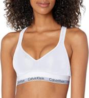 calvin klein womens lightly bralette women's clothing and lingerie, sleep & lounge logo