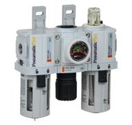 🔧 pneumaticplus ppc2 n02g compressed regulator lubricator: streamlined efficiency for optimal air compression logo
