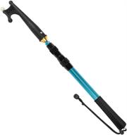 durable and rust-resistant sanlike boat hook: telescopic floating docking pole with luminous bead, 47.2/55 inch lengths, fiberglass/aluminum build, 8/12/20 ft push pole логотип