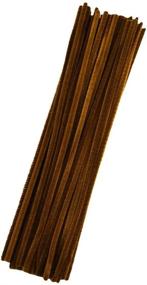 img 4 attached to 🧵 Leline's Pipe Cleaners, 50-Piece Chenille Stem Craft Set in Brown