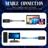 high definition 1080p/30hz hdmi to usb 2.0 capture card - record for gaming, streaming, teaching, video conference or live broadcasting directly to computer logo