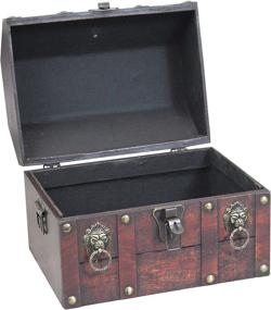 img 1 attached to Vintiquewise QI003316 Antique Wooden Lockable