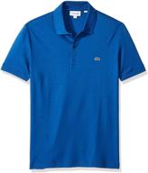 👕 lacoste sleeve jersey interlock regular men's clothing: stylish & comfortable shirts logo