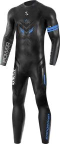 img 4 attached to 🏊 Men's Synergy Endorphin Full Sleeve Smoothskin Neoprene: The Perfect Triathlon Wetsuit for Open Water Swimming and Ironman Competitions