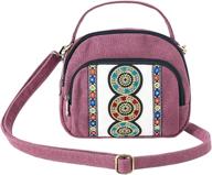 canvas crossbody embroidery phone girls white logo