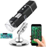 🔍 wifi handheld usb hd microscope: 50x-1000x magnification for skin, hair, money, jewelry, and more logo