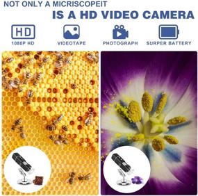 img 1 attached to 🔍 WiFi Handheld USB HD Microscope: 50x-1000x Magnification for Skin, Hair, Money, Jewelry, and more