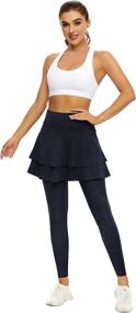 img 2 attached to 🏃 WOWENY Women's Active Skort: Fashionable Pleated Tennis Skirt with Pocket for Running, Golf, and Workout