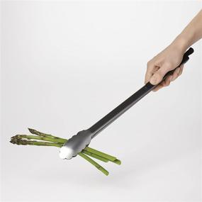 img 1 attached to 🔒 Versatile and Secure: OXO Good Grips 16-Inch Stainless Steel Locking Tongs for a Superior Cooking Experience