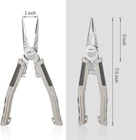 img 3 attached to 🔪 Enhanced Ergonomic Cutting with WISEPRO Leveraged Pliers for Optimum Comfort