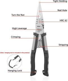 img 2 attached to 🔪 Enhanced Ergonomic Cutting with WISEPRO Leveraged Pliers for Optimum Comfort