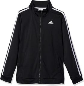 img 4 attached to Adidas Iconic Tricot Jacket Medium Boys' Clothing : Jackets & Coats