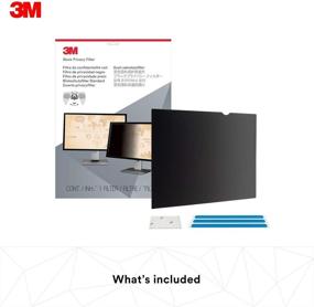 img 3 attached to 🔒 Enhance Privacy & Protect Your Eyes with 3M Privacy Filter for 21.5 Inch Widescreen Monitors - Gloss/Matte, Reduces Blue Light, Screen Protection (PF215W9B)