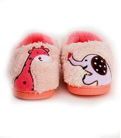img 2 attached to 🐻 Warm and Adorable! Mikitutu Toddler Animal Slippers – Perfect Winter Shoes for Boys