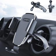 🚗 vioy car vent phone mount with 2 ultra stable clips - hands-free, anti-forward falling air vent phone holder for iphone 13 12 se 11 pro max xs xr, galaxy note 20 s20 s10 & more logo