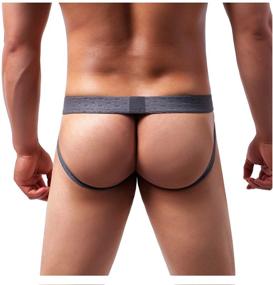 img 3 attached to 🩲 Active Breathable Men's Casey Kevin Jockstrap Underwear