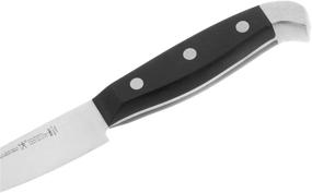 img 2 attached to HENCKELS Statement Paring Knife: Sleek 3-inch Black/Stainless Steel Blade for Precision Cutting