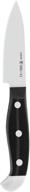 henckels statement paring knife: sleek 3-inch black/stainless steel blade for precision cutting logo