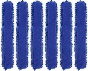 img 4 attached to 🧹 Efficient Dusting Made Easy with CleanAide Chenille and Terry Weave Microfiber Duster Cover 6 Pack