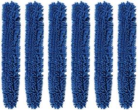 img 3 attached to 🧹 Efficient Dusting Made Easy with CleanAide Chenille and Terry Weave Microfiber Duster Cover 6 Pack