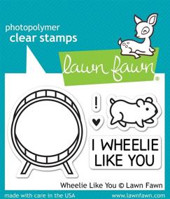 img 3 attached to 🌿 Набор для тиснения и вырубки Lawn Fawn Wheelie Like You - Twin Pack