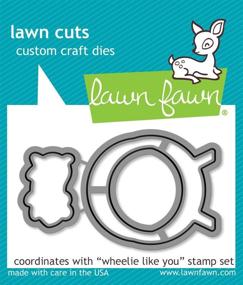 img 2 attached to 🌿 Lawn Fawn Wheelie Like You Stamp and Die Bundle - Twin Pack