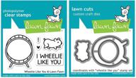 🌿 lawn fawn wheelie like you stamp and die bundle - twin pack logo