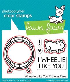 img 1 attached to 🌿 Набор для тиснения и вырубки Lawn Fawn Wheelie Like You - Twin Pack