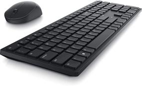 img 1 attached to 🖥️ Dell KM5221W Pro Wireless Keyboard and Mouse Combo: Enhanced Performance with Programmable Keys and Battery Indicator Light - Black