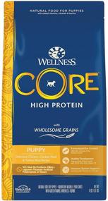 img 4 attached to Wellness CORE Dry Puppy Dog Food - Wholesome Grains, High Protein, Chicken & Turkey Meal Kibble, Natural, Made in USA, with Added Vitamins, Minerals, and Taurine