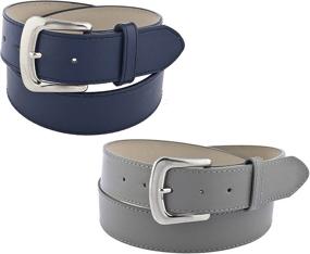 img 4 attached to Pack Faux Leather Removable Buckle Men's Accessories