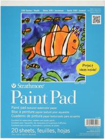 img 3 attached to 🎨 Strathmore 100 Series Youth Paint Pad (27-209): 9x12, 20 Sheets – Perfect for Young Artists!