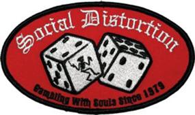 img 1 attached to Application Social Distortion Logo Patch