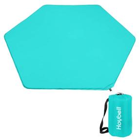 img 4 attached to 🛏️ Hoybell Play Yard Mattress - Self-Inflatable & Portable with Carry Case, Blue - Compatible with Summer Pop 'N Play Playard