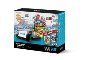 img 1 attached to 🎮 Nintendo Wii U Deluxe Set: Super Mario 3D World and Nintendo Land Bundle (32 GB, Black)