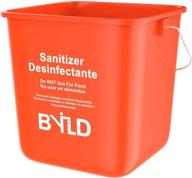 🧺 byld red sanitizing bucket: 6 quart cleaning pail for effective sanitization logo