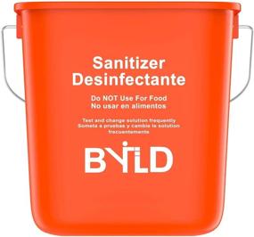 img 1 attached to 🧺 BYLD Red Sanitizing Bucket: 6 Quart Cleaning Pail for Effective Sanitization