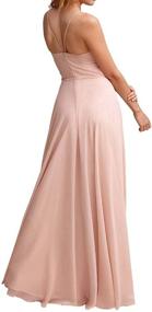 img 2 attached to Stunning Long Prom Dress: EverLove Women's Chiffon Bridesmaid Dress with Spaghetti Straps