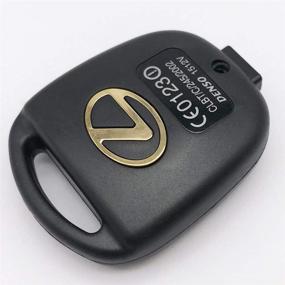 img 3 attached to 🔑 Enhanced Lexus Key Fob Shell Case: Remote Car Key Replacement Cover with Casing, 3 Buttons - Includes Screwdriver