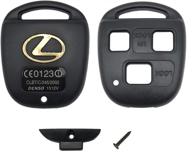 🔑 enhanced lexus key fob shell case: remote car key replacement cover with casing, 3 buttons - includes screwdriver logo