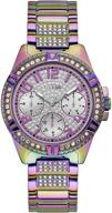 💎 glamorous guess 40mm crystal embellished watch: sparkle and style combined logo