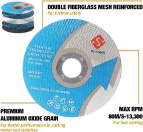 img 2 attached to Wheels Cutting Ferrous Metals Stainless