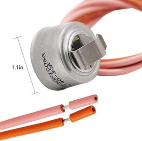 img 1 attached to Refrigerator Defrost Heater Kit AMI PARTS WR51X10055 with Temperature Sensor WR55X10025 and High Limit Thermostat WR50X10068 Replacement for General Electric